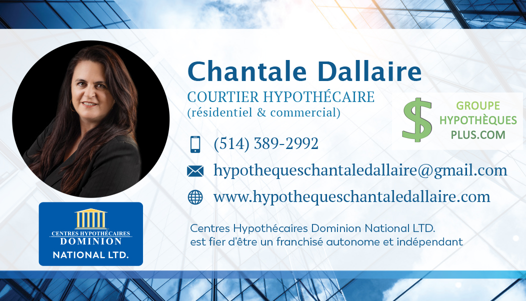 Chantale Dallaire carte d'affaires